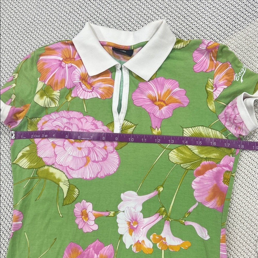 Bogner Green Floral Button Down Shirt - Picture 8 of 13